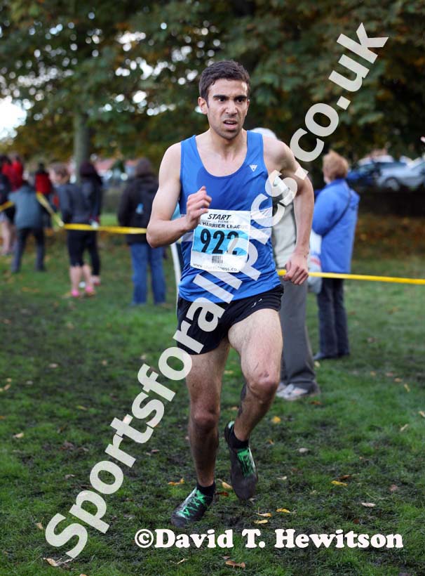 Jonny Taylor (Morpeth)  enior mens North East Harrier League, Blaydon. Photo: David T. Hewitson/Sports for All Pics